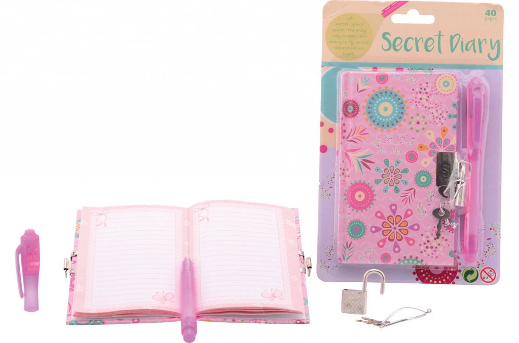 Hemlig Dagbok Med Lås | Prisgaranti | KidsDreamStore.se